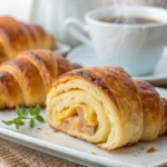 Golden-brown Crescent Roll Breakfast