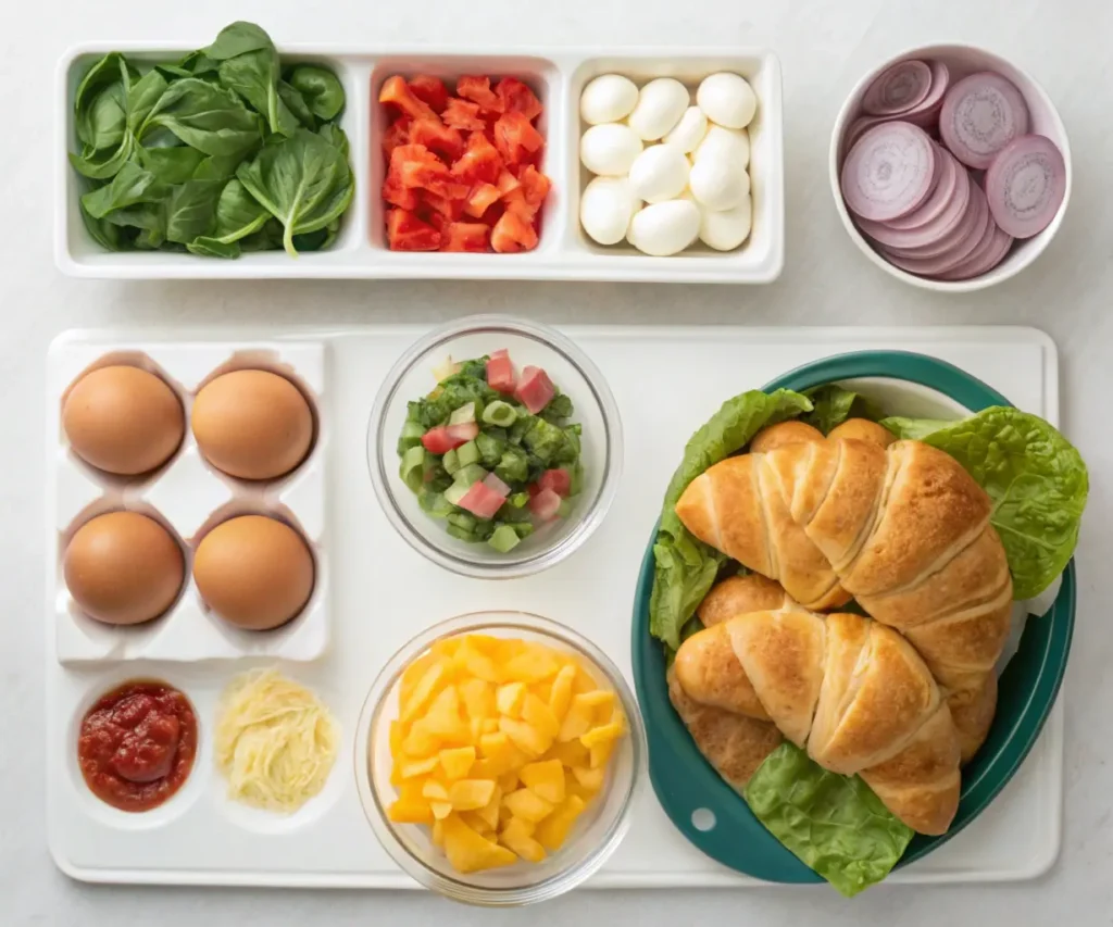 Ingredients for Crescent Roll Breakfast