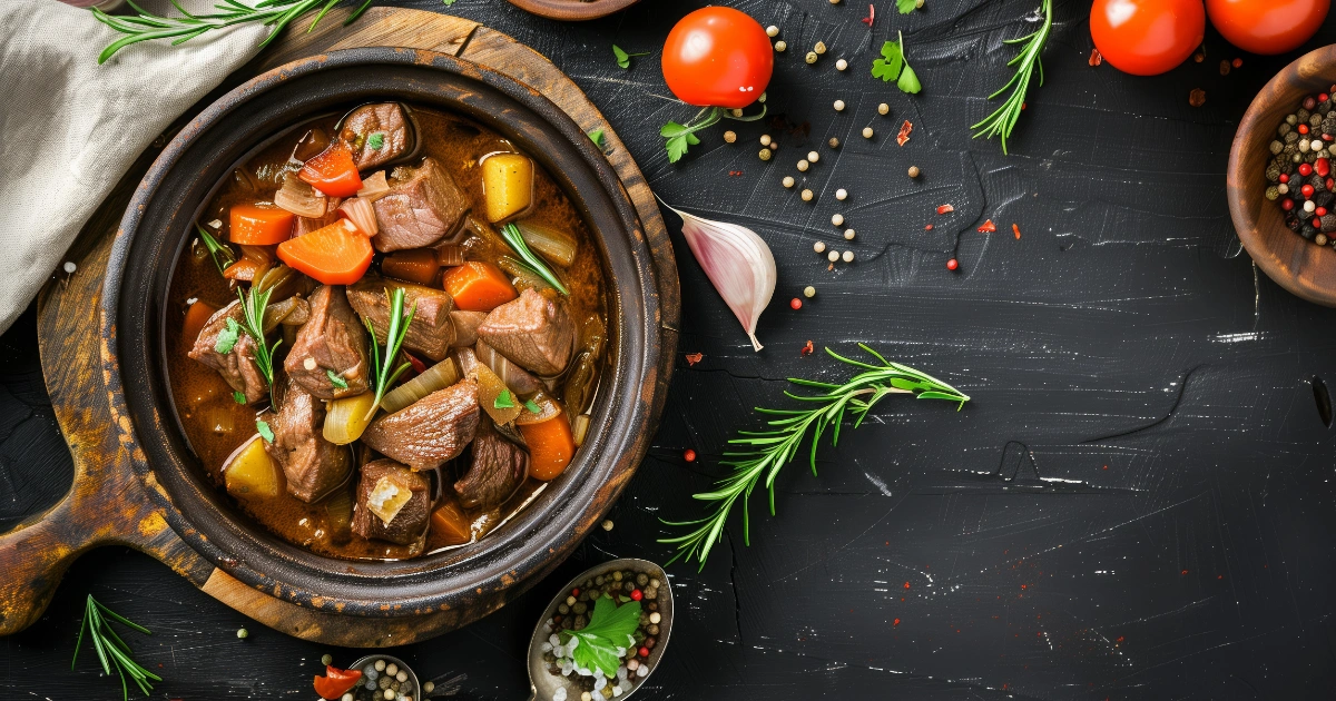 slow cooker venison stew meat