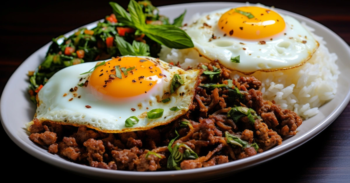 eggs with ground beef