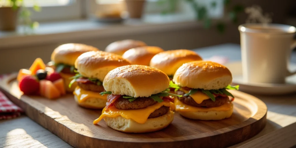 breakfast slider sandwiches