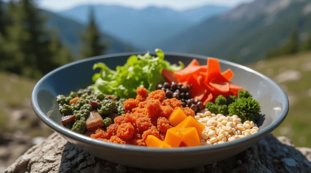 Backpacking meal ready to eat