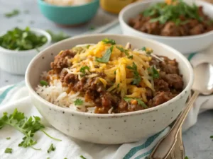 Comforting ground beef crock pot recipe