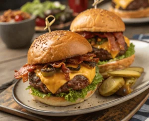 Grilled Thick Burgers