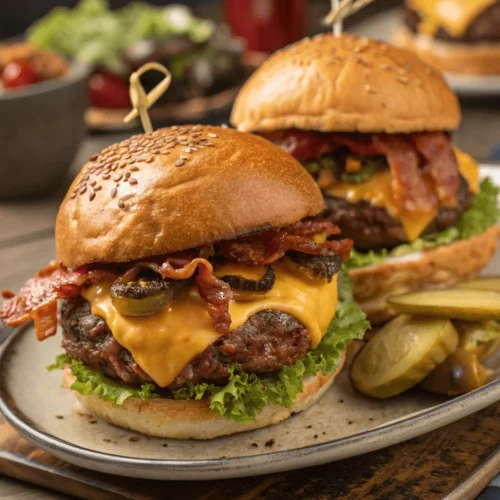 Grilled Thick Burgers