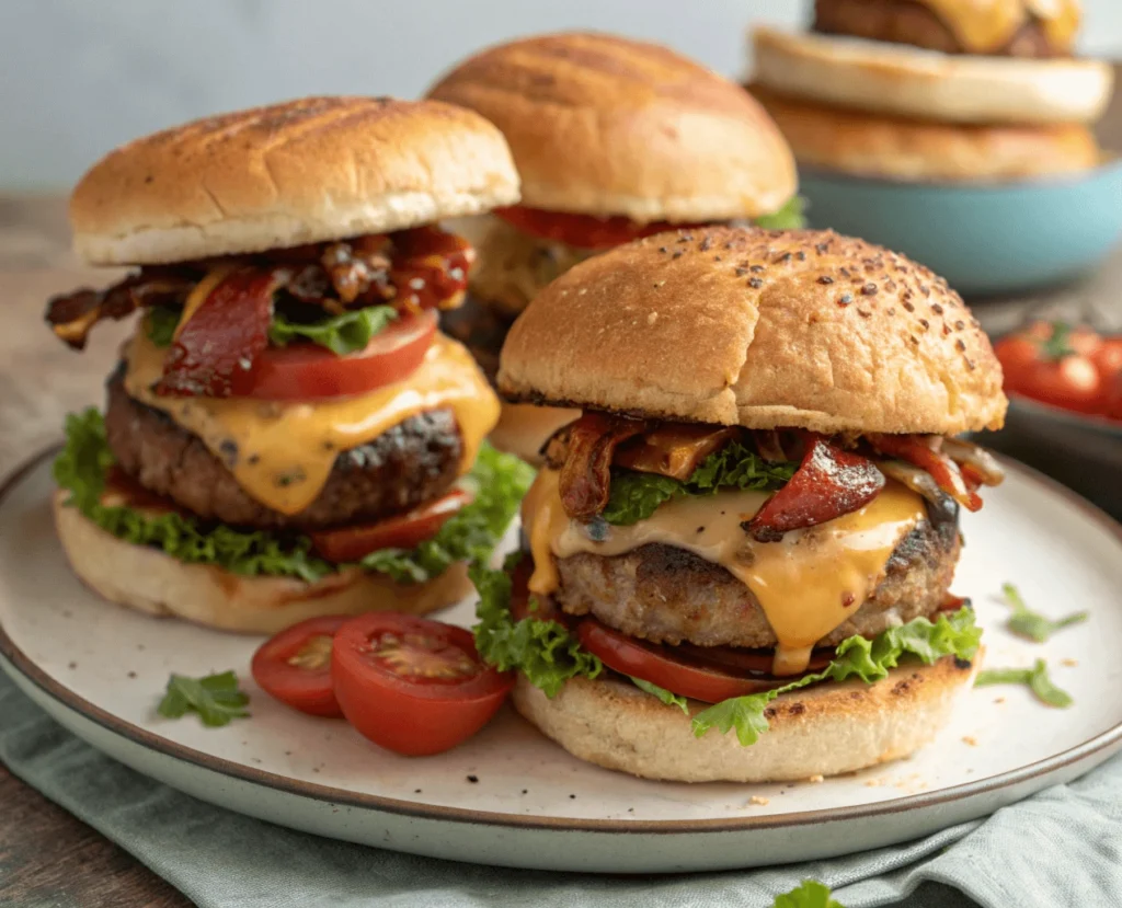 Grilled Thick Burgers