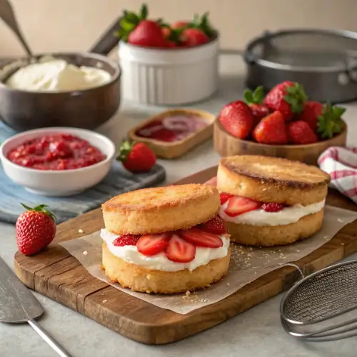 Pro tips for making Fried Strawberry Cheesecake Sandwiches, including ingredient quality and preparation advice.