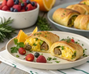sausage and egg casserole crescent rolls