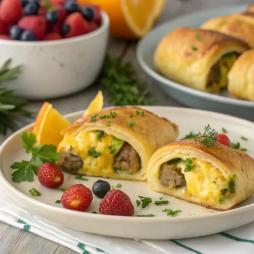 sausage and egg casserole crescent rolls