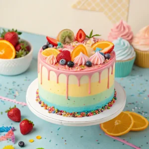Creative ways to serve American cake.