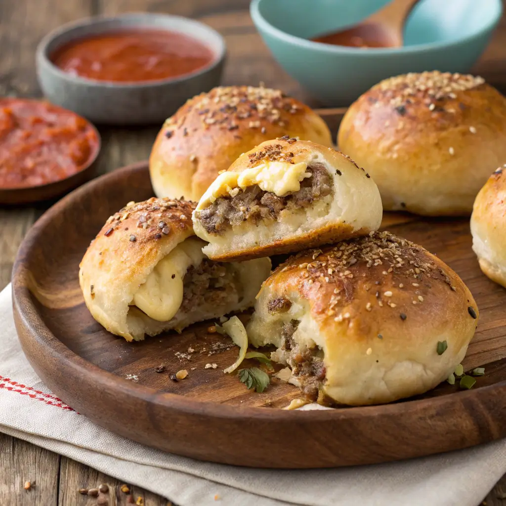 Garlic Parmesan Cheeseburger Bombs: Epic Flavor Explosion!