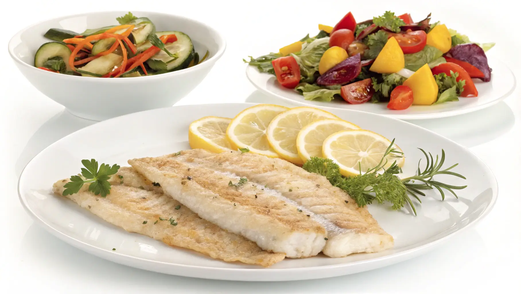 Delightful serving suggestions for whiting fish dishes displayed beautifully.
