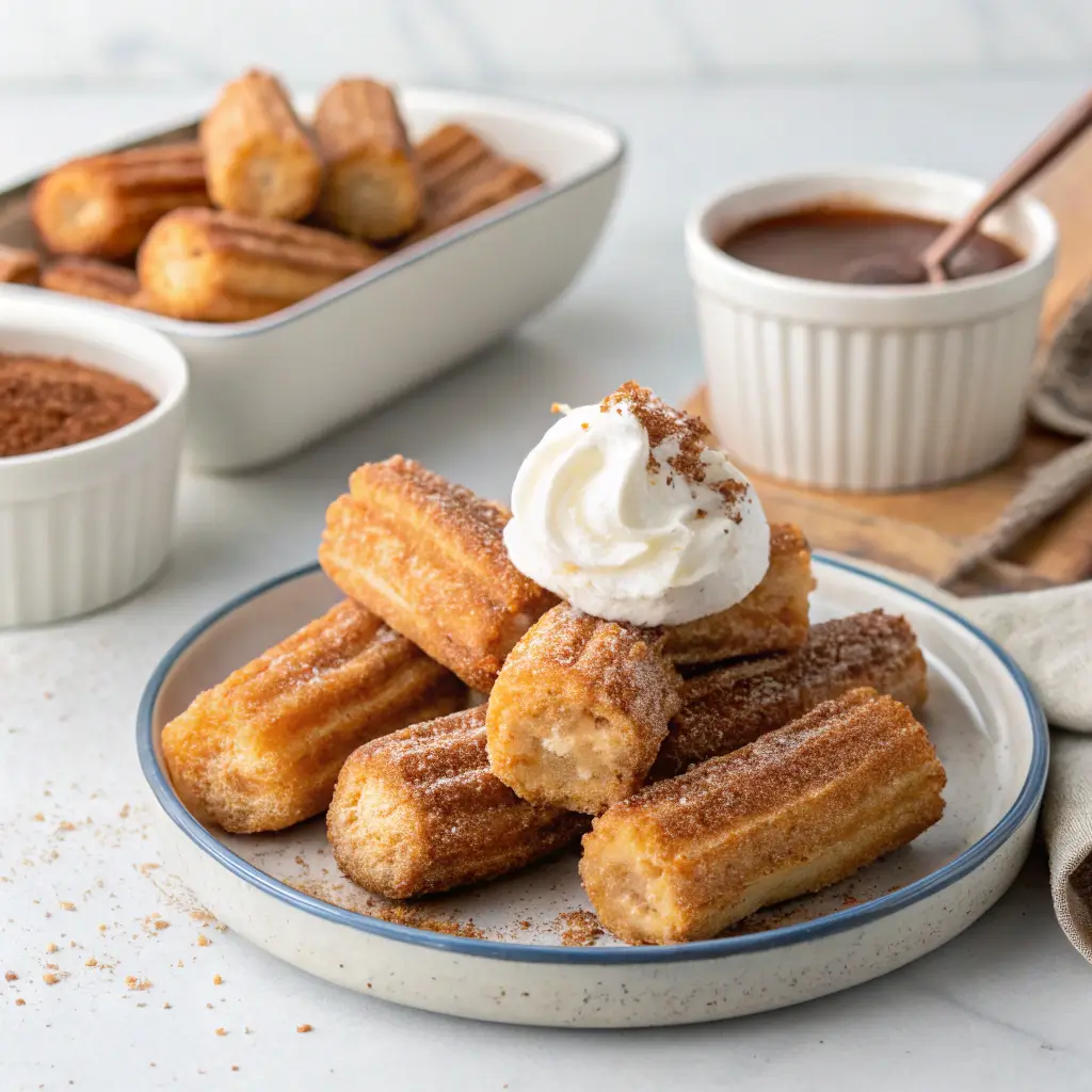 Sweet Air Fryer Churro Bites Recipe